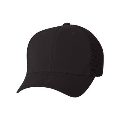 Flexfit 6533 Ultrafibre Tactel and Mesh Cap - Large/X-Large (Black)