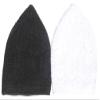 Set of Black & White Sm-Med Turkish Muslim Islamic Kufi Hat Takke Peci Skull Cap view 1