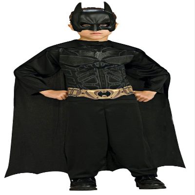 DC Batman The Dark Knight Rises: Batman Costume for Kids by Rubies, Boy's No Size