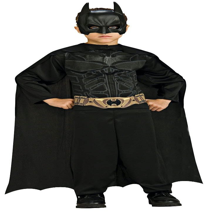 DC Batman The Dark Knight Rises: Batman Costume for Kids by Rubies, Boy's No Size