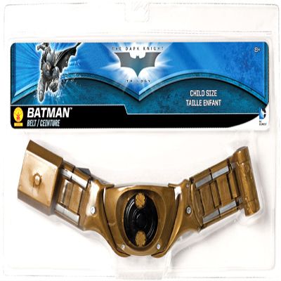 DC Batman The Dark Knight Rises: Batman Utility Belt for Kids by Rubies, Boy's No Size