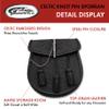 SZCO 8" Celtic Knot Leather Sporran with Adjustable Chain & Belt, Black  Tassel Design, Stainless Steel Pin  Perfect for Kilts, Costumes, and Events view 2
