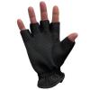 Glacier Glove Unisex Alaska River Fingerless Lightweight Breathable Non-Slip Grip Fishing Gloves with Elasticized Cuffs | for Outdoors, Fly Fishing, Paddling, Hiking, Black, Medium view 2