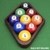 Pool Billiard Ball Rack Wooden Pool Table Ball Diamond, Mahogany view 2