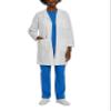 Landau Relaxed Fit 5-Pocket 4-Button Full-Length Lab Coat for Women 3153 view 1