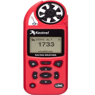 Kestrel 5100 Racing Weather Meter with Bluetooth Link Enabled, Red