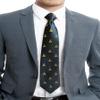 Past Master Masonic Neck Tie - [Black & Gold] view 1