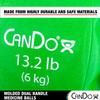 CanDo Molded Dual-Handle Medicine Ball for Strength Training, Core Workouts, Warmups, Cardio, and Plyometrics with Handles for Home and Clinic Use view 4