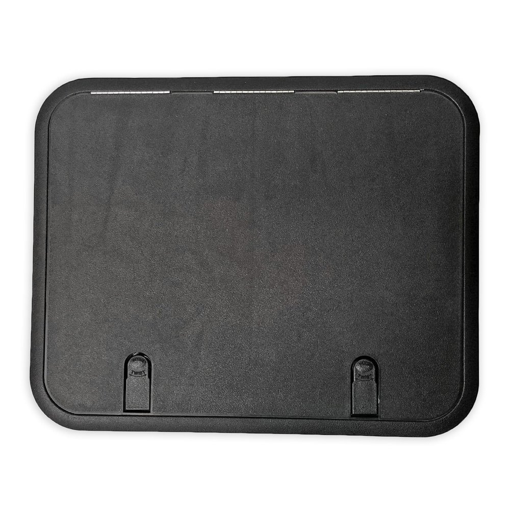 T-H Marine Designer Series Hatch | Non Locking Boat Access Hatch Storage Compartment | 11" x 15", Black
