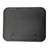 T-H Marine Designer Series Hatch | Non Locking Boat Access Hatch Storage Compartment | 11" x 15", Black view 1