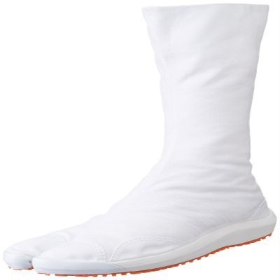 Samurai market Japanese Training Tabi Air Jog III 12 Clips (White, 29 cm)