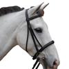 Padded Cavesson Bridle with Reins Brown - Pony Size view 2