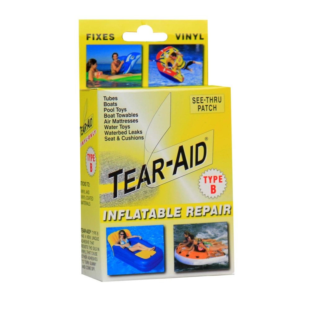 Tear-Aid Vinyl Inflatable Repair Kit, Yellow Box Type B, Single