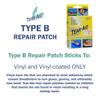 Tear-Aid Vinyl Inflatable Repair Kit, Yellow Box Type B, Single view 2