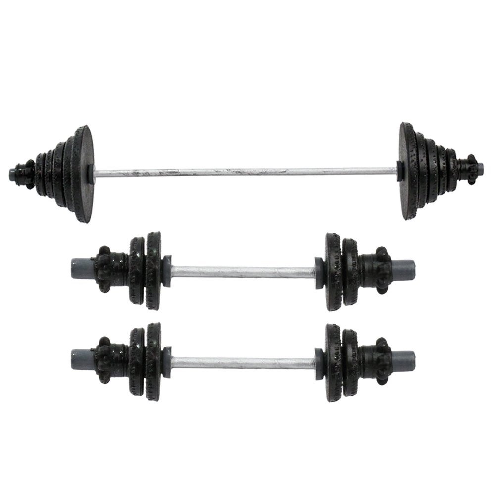 Large Weight & Dumbell Set for Wrestling Action Figures