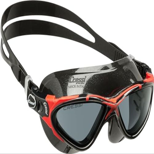 Cressi Planet, Black/Black/Red, Tinted lens [DUPLICATE]