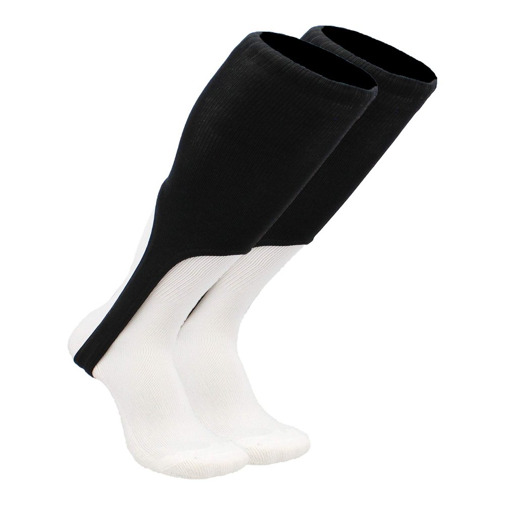 TCK 9 Inch Solid Baseball Stirrups (Black, Large)