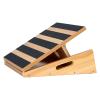 StrongTek Professional Wooden Slant Board, Adjustable Incline Board and Calf Stretcher, Partial-Coverage Design with Side Handle, 5 Angles, 500 lbs Capacity view 1