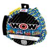 WOW Sports 6k 60 ft. Tow Rope with Floating Foam Buoy 1 2 3 or 4 Person Tow Rope for Boating, 11-3020 view 1