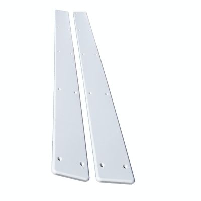 Surfix Wide Bunk Glides, Stainless Steel Screws, Slotted Pockets, Rounded Edges, Made in USA (4" x 60" (2))
