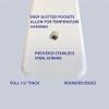 Surfix Wide Bunk Glides, Stainless Steel Screws, Slotted Pockets, Rounded Edges, Made in USA (3" x 72" (2)) view 2