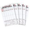 Best Paper Greetings Contract Bridge Score Pads with Scoring Rules - 250 Sheets, 5 Pads, 5.5 x 8.5 in - White Paper - Bridge Score Sheets & Tallies - Game Supplies view 1