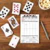 Best Paper Greetings Contract Bridge Score Pads with Scoring Rules - 250 Sheets, 5 Pads, 5.5 x 8.5 in - White Paper - Bridge Score Sheets & Tallies - Game Supplies view 2