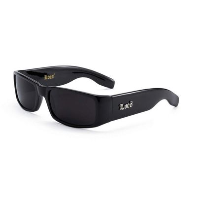LOCS Dark Sunglasses Black OG Stylish Regular Lens NEW 0106