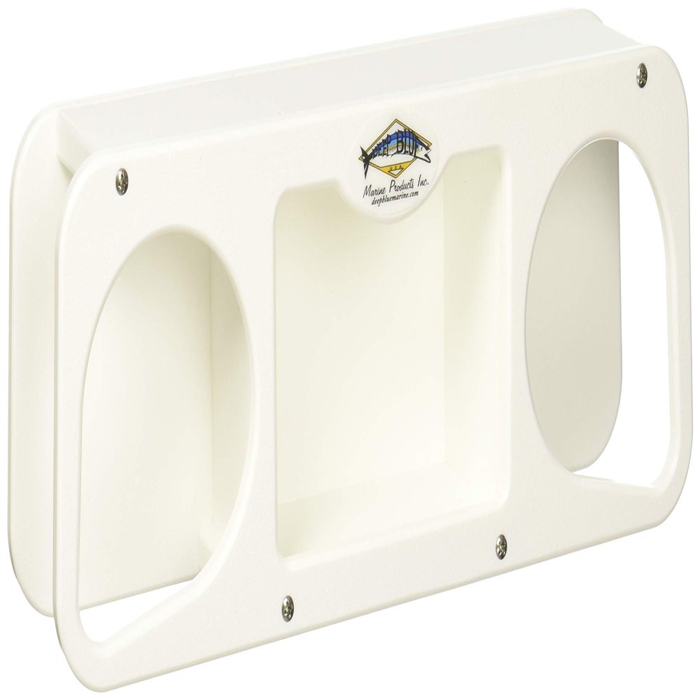 Deep Blue Marine MB-2 2 Drink Holder & Storage w/Suction Cups