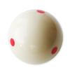 Iszy Billiards 6 Dot Measle Pool Cue Training Ball (2 1/4-Inch, White) view 1