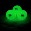 R&L Glow Golf Balls for Night Sports - Tournament Fluorescent Glowing in The Dark Golf Ball - Long Lasting Bright Luminous Balls Rechargeable with UV Flashlight - Included (6 Pack) view 2