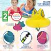 SwimSchool Deluxe Swim Trainer  Heavy Duty Toddler Swim Vest Floatie  Comfortable Sweater-Fit Design with Adjustable Safety Seat  Yellow view 4