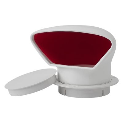 4" PVC LOWPROFILE COWLVENT RED