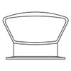 4" PVC LOWPROFILE COWLVENT RED view 2