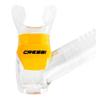 Cressi Supernova Dry Dry Snorkels, Clear/Yellow view 3