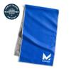 MISSION Original Microfiber Cooling Towel for The Gym, Yoga, Golf, and More - Mission Blue view 2
