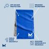 MISSION Original Microfiber Cooling Towel for The Gym, Yoga, Golf, and More - Mission Blue view 3