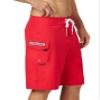 Maui Rippers Men's Lifeguard Swim Trunks Stretch 21" Outseam (US, Numeric, 34, Regular, Regular, Red) view 1