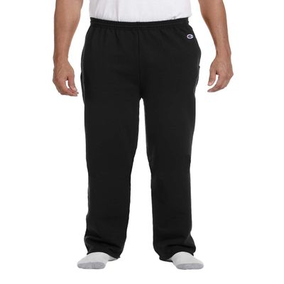 Champion Men's Cotton Max Fleece Pant, Scarlet (Large)