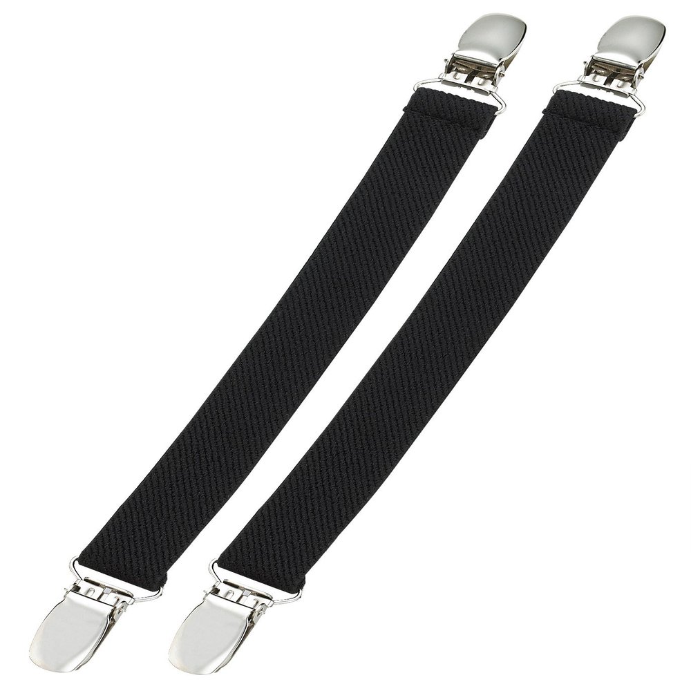 HoldEM Boot Straps Leg Pant Stirrups Elastic Adjustable/Straight 3/4" Elastic-8" Inch