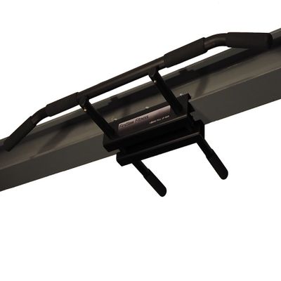 Firstlaw Fitness - 600 LBS Weight Limit - I-Beam Pull Up Bar - Long Bar with Bent Ends - Durable Rubber Grips - Black Label - Made in The USA!