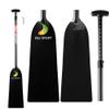 Z&J SPORT Adjustable Dragon Boat Paddle Full Carbon IDBF Approved Paddle Plain Blade (OPDP) view 1