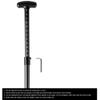 Z&J SPORT Adjustable Dragon Boat Paddle Full Carbon IDBF Approved Paddle Plain Blade (OPDP) view 2