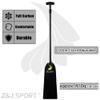 Z&J SPORT Adjustable Dragon Boat Paddle Full Carbon IDBF Approved Paddle Plain Blade (OPDP) view 3