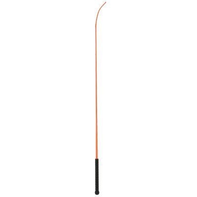 Weaver Livestock 36" Dressage Whip With Comfort Grip Rubber Handle, Pig Training Whip, Livestock Guiding Whip for Show Ring Competition, Orange Crush