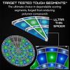 Viper Ion Illuminated Electronic Dartboard, 15.5 in Regulation Target, LED Segments, 48 Games, 8 Players, 6 Darts Included view 2