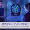 Viper Ion Illuminated Electronic Dartboard, 15.5 in Regulation Target, LED Segments, 48 Games, 8 Players, 6 Darts Included view 3