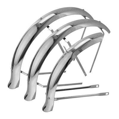 Fenix Cycles Flared Stander Hollow Trike Conversion Kit Fender Set Chrome, Various Sizes (20")