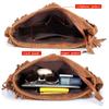 Heidi Bag Hobo Hippie Fringe Tassel Faux Suede Shoulder Messenger Cross Body Womens Sling Bag(camel) view 3