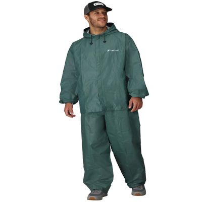 Frogg Toggs Ultra-lite2 Rain Suit W/stuff Sack - Xx-large, Royal Green